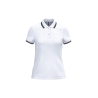 Polo femme manches courtes liserés contrastés Noir – Kariban