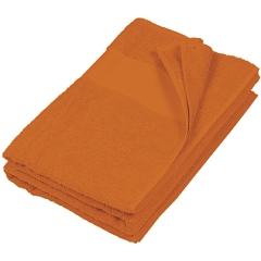 Serviette de toilette 50*100 cm orange