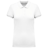 Polo Piqué Manches Courtes Femme Blanc – Kariban (K291)