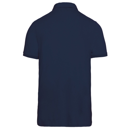 Polo Jersey Manches Courtes Homme Marine – Kariban – vue 2