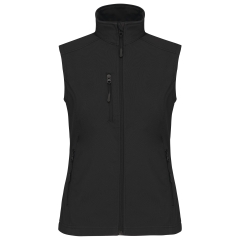 Bodywarmer softshell femme sans manches Noir – Kariban