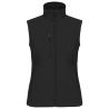 Bodywarmer softshell femme sans manches Noir – Kariban