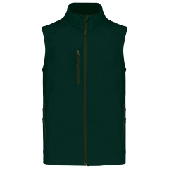 Bodywarmer softshell homme Vert Bottle Green Kariban