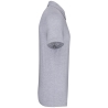 Polo Jersey Manches Courtes Gris Oxford Kariban Homme – vue 3