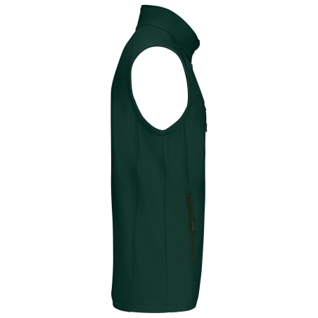 Bodywarmer softshell homme Vert Bottle Green Kariban – vue 3