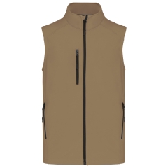 Bodywarmer Softshell Homme Kariban – Coloris Marron (Camel)