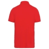 Polo Jersey Manches Courtes Rouge Homme Kariban – vue 2