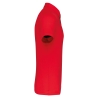 Polo Jersey Manches Courtes Rouge Homme Kariban – vue 3
