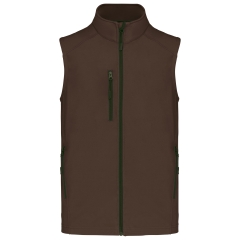 Bodywarmer Softshell Homme Kariban – Marron (Chocolate)