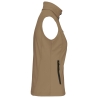 Bodywarmer softshell femme camel Kariban – sans manches 3 couches – vue 3