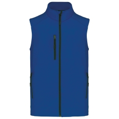 Bodywarmer Softshell Homme Bleu Kariban – Sans Manches Pro