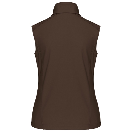 Bodywarmer softshell femme Kariban – Marron (Chocolate) – vue 2