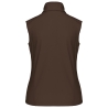Bodywarmer softshell femme Kariban – Marron (Chocolate) – vue 2
