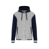 Blouson Teddy à capuche unisexe Kariban – Blanc