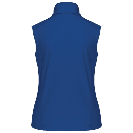 Bodywarmer softshell femme bleu Kariban – Coupe ajustée 3 couches – vue 2