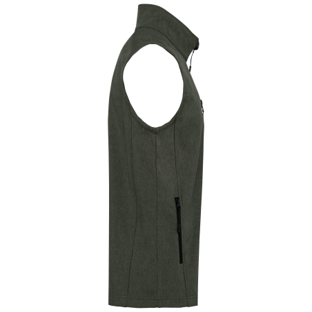 Bodywarmer Softshell Homme Kariban – Vert Marl Green – vue 3