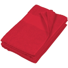 Serviette de toilette 50*100 cm red