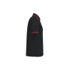 Polo Homme Noir Liserés Rouges Contrastés Kariban – vue 3