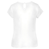 Blouse crêpe manches courtes femme Blanc Kariban – vue 2