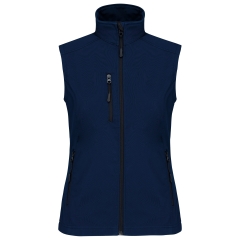 Bodywarmer Softshell Femme Marine – Kariban