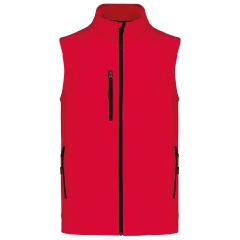 Bodywarmer Softshell Homme Rouge Kariban – Sans Manches