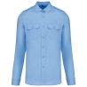 Chemise pilote manches longues homme Kariban – Ciel