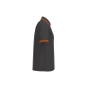 Polo Homme Liserés Contrastés Orange Kariban – Coton Peigné – vue 3