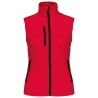 Bodywarmer Softshell Femme Rouge Kariban – Coupe-Vent Respirant
