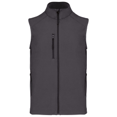Bodywarmer Softshell Homme Gris (Titanium) – Kariban