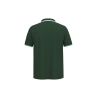 Polo homme manches courtes liserés contrastés Kariban Blanc – vue 2