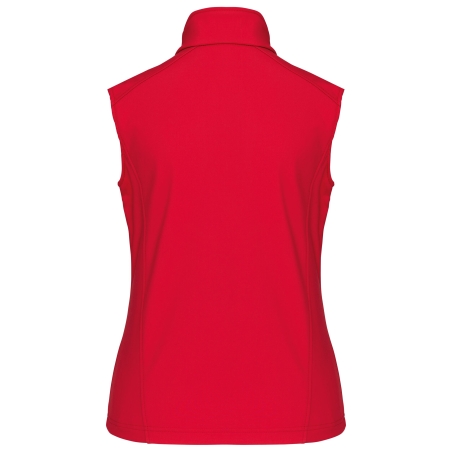 Bodywarmer Softshell Femme Rouge Kariban – Coupe-Vent Respirant – vue 2