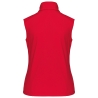 Bodywarmer Softshell Femme Rouge Kariban – Coupe-Vent Respirant – vue 2