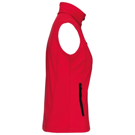 Bodywarmer Softshell Femme Rouge Kariban – Coupe-Vent Respirant – vue 3