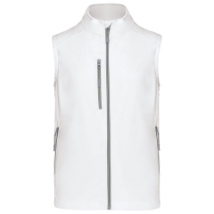 Bodywarmer Softshell Homme Blanc – Kariban Workwear