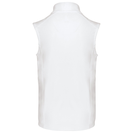 Bodywarmer Softshell Homme Blanc – Kariban Workwear – vue 2