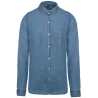 Chemise Denim Homme Kariban – Bleu Chambray