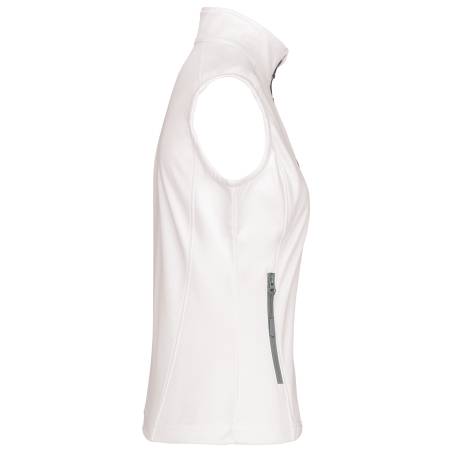 Bodywarmer softshell femme Blanc – Kariban Workwear – vue 3