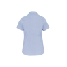Chemise coton élasthanne manches courtes femme Bleu – Kariban – vue 2