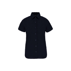 Chemise Slim Manches Courtes Femme Marine – Kariban