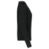Chemise crêpe manches longues femme noire – Kariban – vue 3