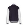 Blouson Molleton Teddy Unisexe Marine / Blanc Kariban – 320 g/m² – vue 2