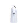 Polo homme manches courtes liserés contrastés Kariban Blanc / Noir – vue 3