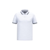 Polo Homme Manches Courtes Liserés Contrastés Blanc / Marine Kariban