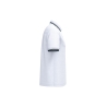 Polo Homme Manches Courtes Liserés Contrastés Blanc / Marine Kariban – vue 3
