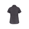 Chemise coton élasthanne manches courtes femme Kariban – Gris – vue 2