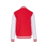 Blouson Molleton Teddy Unisexe Rouge / Blanc Kariban – 320 g/m² – vue 2