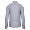Chemise maille piquée manches longues Kariban – Gris Oxford – vue 2