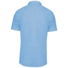 Chemise pilote manches courtes homme Kariban – Ciel – vue 2