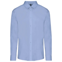 Chemise popeline manches longues homme Kariban – Ciel