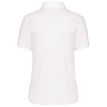 Chemise manches courtes sans repassage femme Blanc Kariban – vue 2
